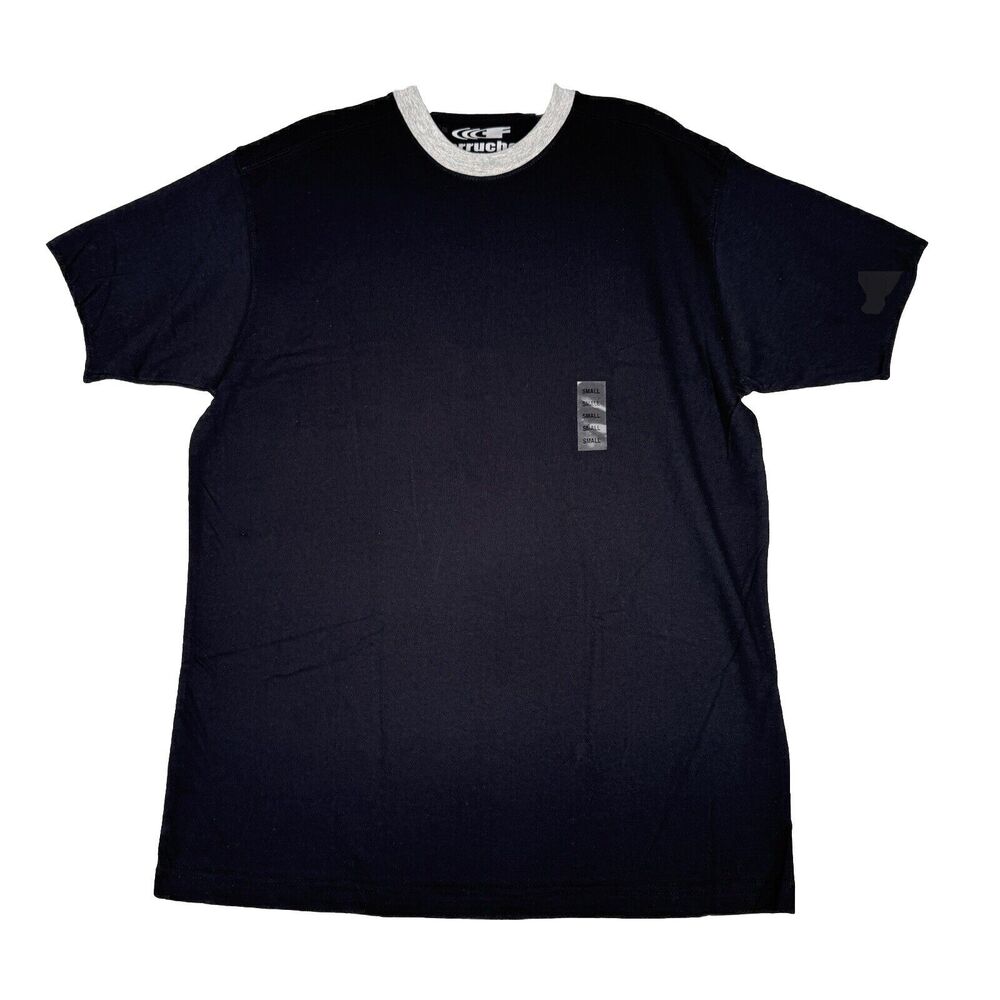 Ferruche Shirt Mens Small Black‎ Gray Blank T-Shirt Streetwear Casual Neutral